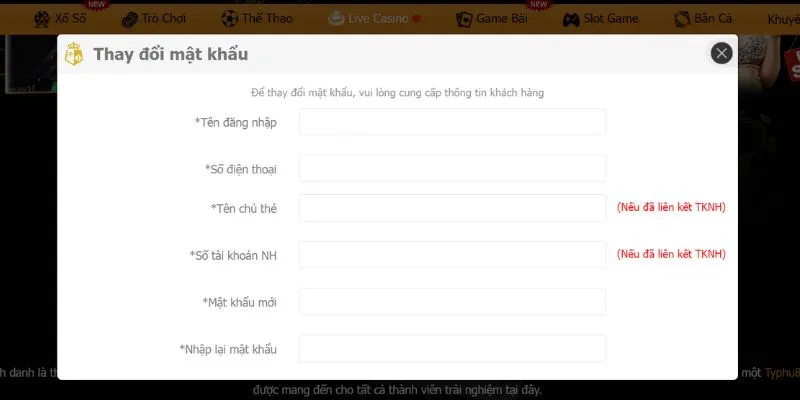 Điều cược thủ cần lưu ý khi thực hiện đăng nhập Typhu88.